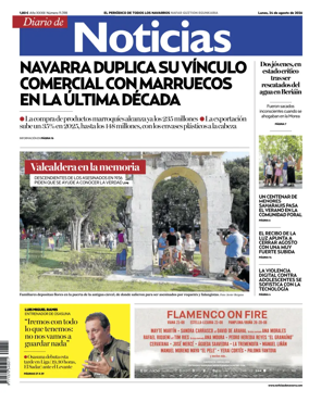 Cover of Diario de Noticias (Spain)
