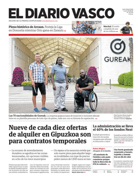 Cover of Diario Vasco (Alto Urola)