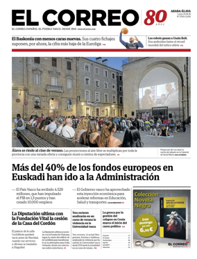 Cover of EL Correo (Alava)