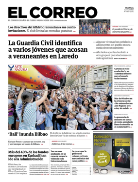 Cover of El Correo (Vizcaya)