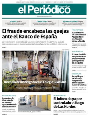 Cover of El Periodico Extremadura