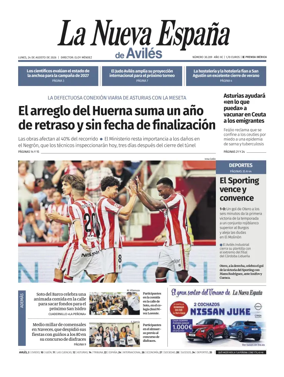 Cover of La Nueva Espana (Aviles)