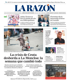 Cover of La Razon (Levante)