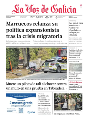Cover of La Voz de Galicia (Barbanza)