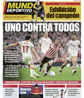 Cover of Mundo Deportivo (Bizkaia-Araba)
