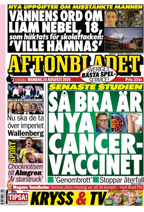 Cover of Aftonbladet
