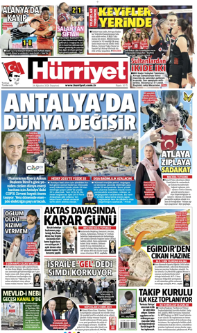 Cover of Hurriyet