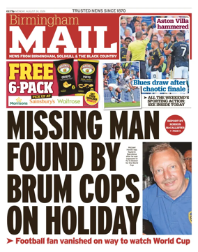 Cover of Birmingham Mail