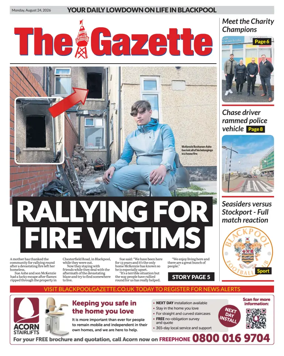 Cover of Blackpool Gazette