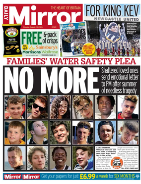 Cover of Daily Mirror