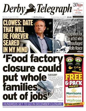 Cover of Derby Telegraph