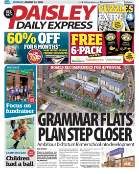 Cover of Paisley Daily Express
