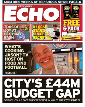 Cover of South Wales Echo