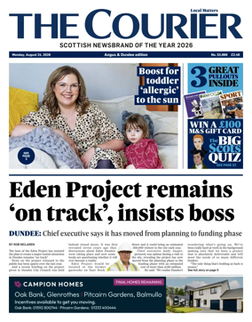 Cover of The Courier & Advertiser (Angus and Dundee)
