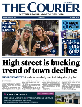 Cover of The Courier & Advertiser (Fife Edition)