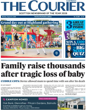 Cover of The Courier & Advertiser (Perth and Perthshire Edition)