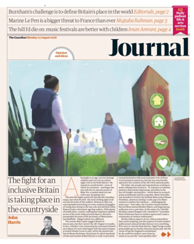Cover of The Guardian e-paper Journal