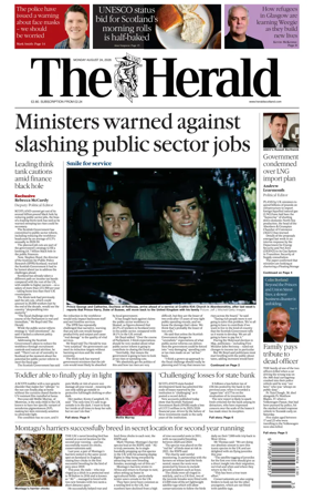 Cover of The Herald (Scotland)