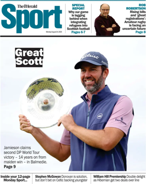 Cover of Herald Sport