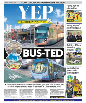 Cover of Yorkshire Evening Post