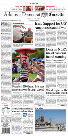 Cover of Arkansas Democrat-Gazette