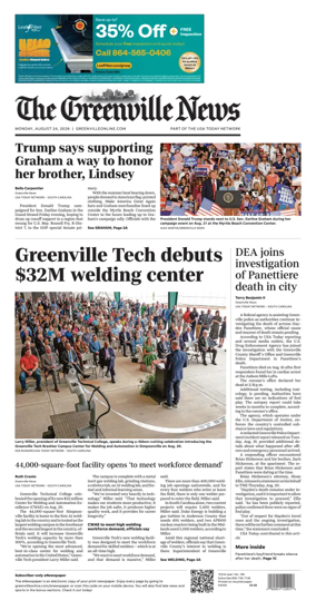 Cover of The Greenville News