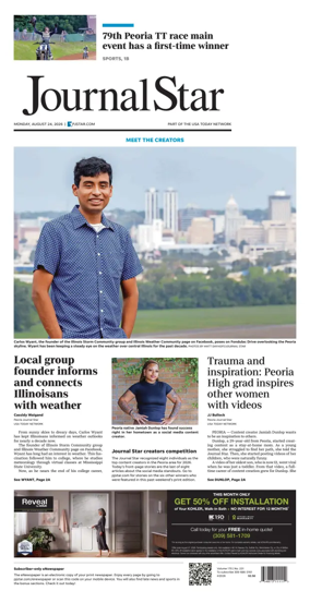Cover of Journal Star (Peoria)