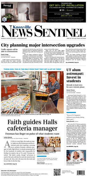 Cover of Knoxville News Sentinel