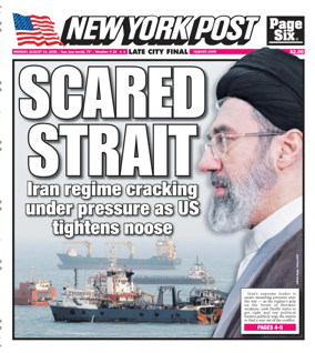 Cover of New York Post