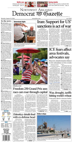 Cover of Northwest Arkansas Democrat-Gazette