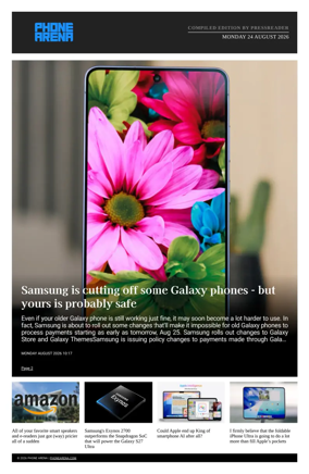 Cover of Phone Arena - Compiled Edition