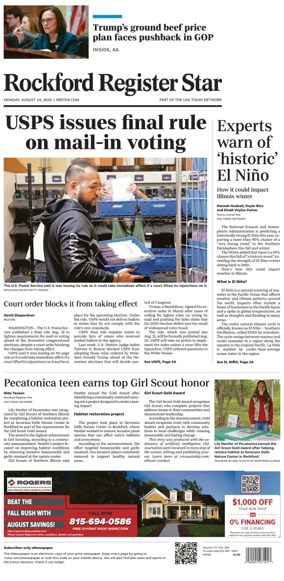 Cover of Rockford Register Star