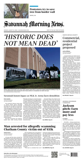 Cover of Savannah Morning News