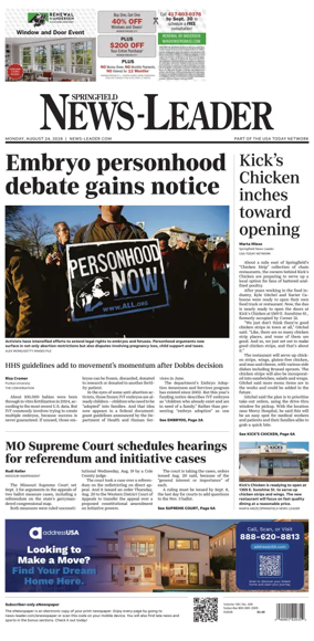 Cover of Springfield News-Leader