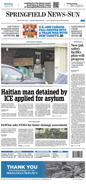 Cover of Springfield News-Sun