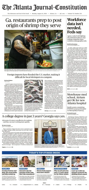 Cover of The Atlanta Journal-Constitution