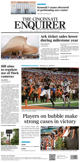Cover of The Cincinnati Enquirer