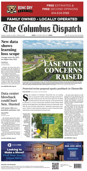 Cover of The Columbus Dispatch