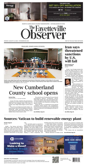 Cover of The Fayetteville Observer