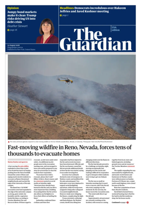 Cover of The Guardian (USA)