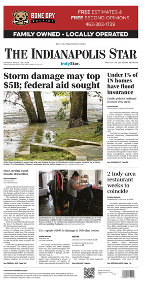 Cover of The Indianapolis Star