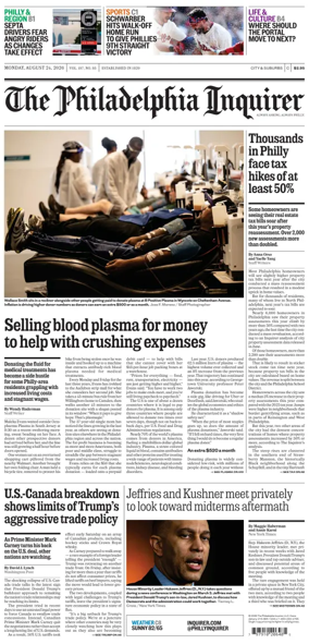 Cover of The Philadelphia Inquirer (South Jersey edition)