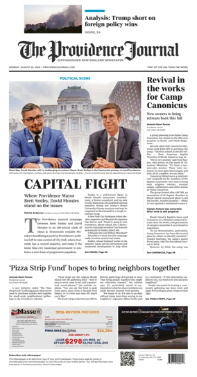 Cover of The Providence Journal