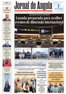 Cover of Jornal de Angola
