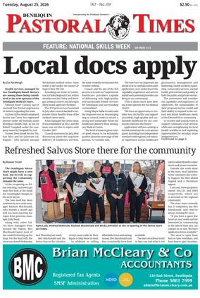 Cover of Deniliquin Pastoral Times