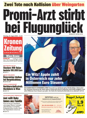Cover of Kronen Zeitung