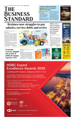 Cover of The Business Standard