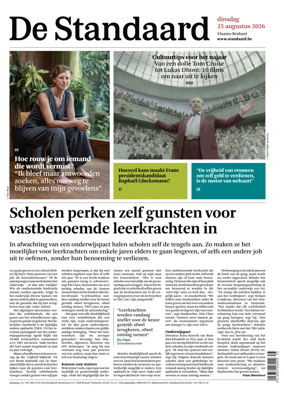 Cover of De Standaard