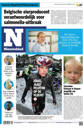 Cover of Het Nieuwsblad