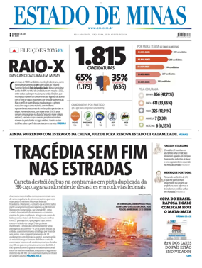 Cover of Estado de Minas (Brazil)